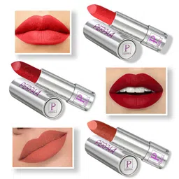 PERPAA Set of 3 Highly Pigmented & Weightless Matte Lipstick 3.5 g Each - 193, 196, 301 image 3
