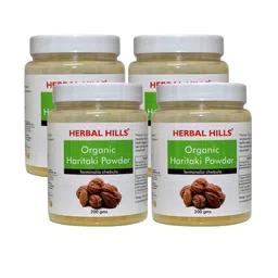 Herbal Hills Set Of 4 Organic Haritaki Powder - 200 g Each-15