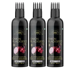 Desi Crew Set Of 3 100% Pure & Natural Onion Blackseed Oil- 100 ml Each-12