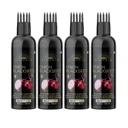 Desi Crew Set Of 4 100% Pure & Natural Onion Blackseed Oil - 100 ml Each-21