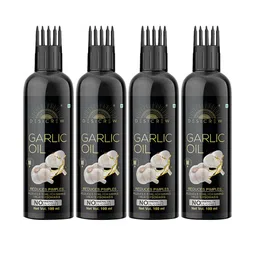 Desi Crew Set Of 4 100% Pure & Natural Garlic Oil - 100 ml Each-0