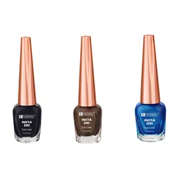 krayons Set of 3 Insta Dri Sparkling Waterproof Eye Liners - 7 ml Each-7