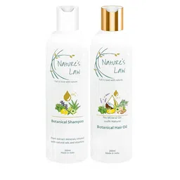 Nature's Law Set Of 2 Hair Oil & Shampoo - 200 ml Each-53