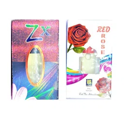 RAVIOUR LIFESTYLE Set Of 2 Zx & Red Rose Alcohol Free Attar- 8 ml Each-1