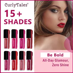 CurlyTales Set Of 4 True Matte Liquid Lipsticks 4 ml Each image 5