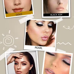 PRIVIU Power Set Of 5 Shimmer Eyeshadows 3 g Each image 2