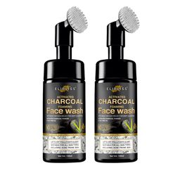 ELIBLISS Set Of 2 Activated Charcoal Foaming Face Wash - 150ml Eacj-20
