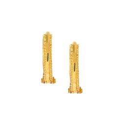 BHIMA 916 BIS Hallmark 22K Gold Hoop Earrings-image-65