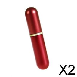 MERISHOPP 2xRefillable Portable Mini Perfume Spray Bottle Empty Perfume Container Red| Home Fragrance/Room Fragrance | Essential Oil/Aroma Diffuser image 2