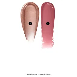 Bobbi Brown Crushed Oil-Infused Gloss Duo 6 ml Each - Bare Sparkle & New Romantic image 2
