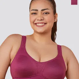 Maashie Pack of 2 Cotton Moulded Cups Non Padded Non Wired Everyday Bra-41