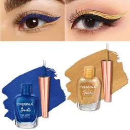 PERPAA Set Of 2 Sparkle Absolute Shine Long Lasting Waterproof Eyeliner - 7ml Each-14