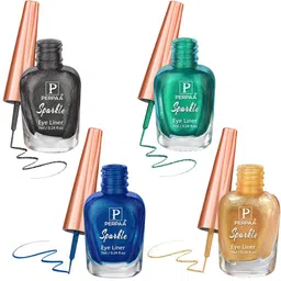 PERPAA Set Of 4 Sparkle Absolute Shine Long Lasting Waterproof Eyeliner - 7ml Each-10