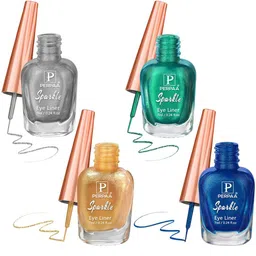 PERPAA Set Of 4 Sparkle Absolute Shine Long Lasting Waterproof Eyeliner - 7ml Each-2