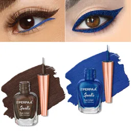 PERPAA Set of 2 Sparkle Absolute Shine Long Lasting Waterproof Eyeliner - 7 ml each-17