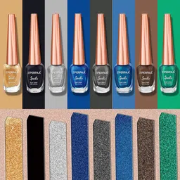 PERPAA Set Of 2 Sparkle Absolute Shine Long Lasting Waterproof Eyeliner - 7ml Each image 5