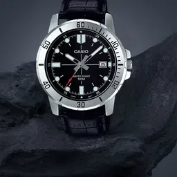 CASIO Enticer Men Black Dial Analog Watch MTP-VD01L-1EVUDF - A1371 image 1