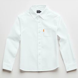 Urbano Juniors Boys Pastel Blue Cotton Long Sleeve Regular Fit Casual Solid Shirt-image-23