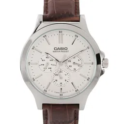 Casio Enticer Men Silver Analogue watch A1177 MTP-V300L-7AUDF-image-6