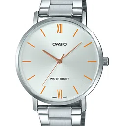Casio Enticer Men Silver Analogue watch A1614 MTP-VT01D-7BUDF-7