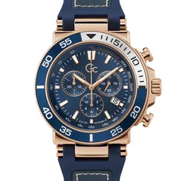 GC Men Dial & Leather Straps Analogue Watch Z14008G7MF-15