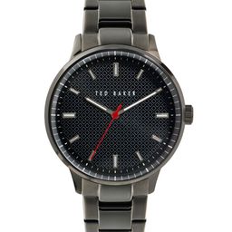 Ted Baker Men Black Dial & Black Stainless Steel Bracelet Style Straps Analogue Watch-image-49