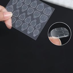 FEELHIGH 24-Pcs Stick On Reusable Waterproof Press On Nails - A17-20