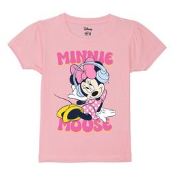 Wear Your Mind Girls Minnie Mouse Printed Pure Cotton T-shirt-image-45