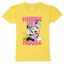 Wear Your Mind Girls Minnie Mouse Printed Pure Cotton T-shirt-image-73