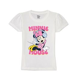 Wear Your Mind Girls Minnie Mouse Printed Pure Cotton T-shirt-image-51