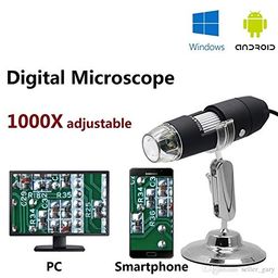 Microware 1000X 8 LED USB Digital Microscope Borescope Video Camera Magnifier with Stand image 2