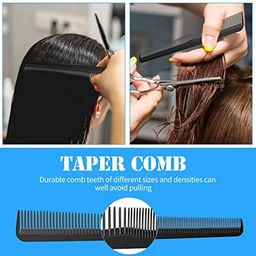GITGRNTH Professional 4-Piece Hair Brush and Comb Set - Includes Paddle Brush, Round Styling Brush, Fine Tooth Comb, and Wide Tooth Comb - Detangling, Smoothing & Styling for All Hair Types - Ideal for Home & Salon Use (4 Pieces [Paddle + Round + Small + Big]) image 5