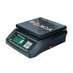 selmez Digital 30kg Weighing scale electric weight machine 30kg compact Scale Double Display with Heavy Duty Weight Machine With Power Adapter compact size weighing scale - Black image 1