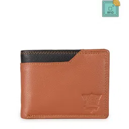 GENWAYNE Men Textured Leather Two Fold Wallet With RFID-15