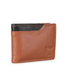 GENWAYNE Men Textured Leather Two Fold Wallet With RFID image 3