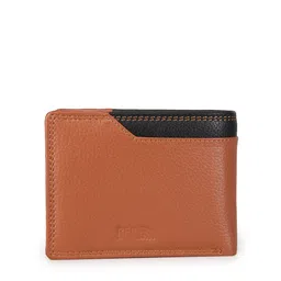 GENWAYNE Men Textured Leather Two Fold Wallet With RFID image 2