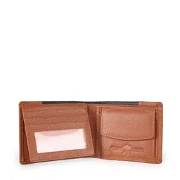 GENWAYNE Men Textured Leather Two Fold Wallet With RFID image 2