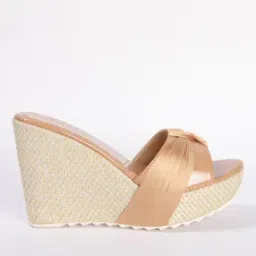 Slip-On Wedges with Fabric Panel-image-16