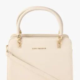 Textured Handbag with Detachable Sling Strap-image-58