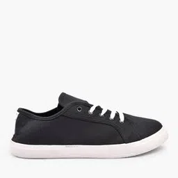 hi-attitude Textured Lace-Up Panelled Casual Shoes-picture-0