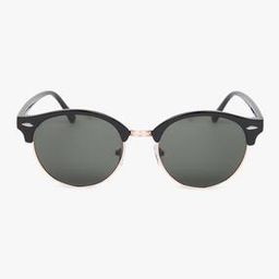 UV-Protected Clubmaster Sunglasses-image-38