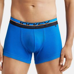 Jockey Men Blue Solid Cotton Trunk FP03-picture-36