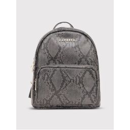 Caprese Grey Animal Print Backpack-picture-47