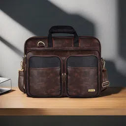 LOREM Unisex Textured Messenger Bag-30