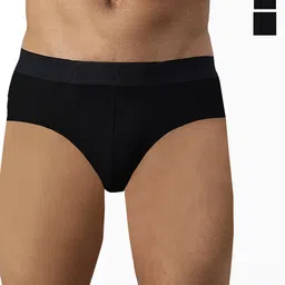 Heelium Pack Of 3 Anti Bacterial Basic Briefs P3_BRIEF_BLK_S-35