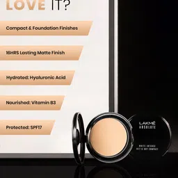 Lakme Xtraordin-airy Compact, 2 In 1 Compact + Foundation, Lightweight - 01 Ivory Fair, 9g image 4