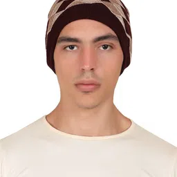 Model Geometric Printed Beanie-picture-22