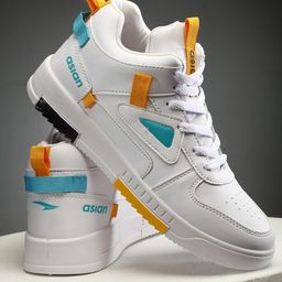 ASIAN Men Memory Foam Insole Lace Up Sneakers-image-33
