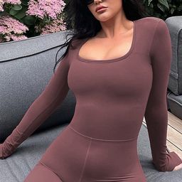 LULU & SKY Round Neck Cut-Outs Playsuit-picture-31