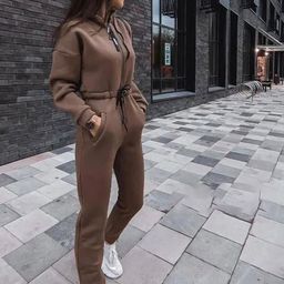 LULU & SKY Hooded Long Sleeves Basic Jumpsuit-picture-39